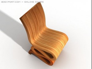 s chair Modello 3D