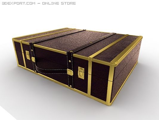 suitcase 3D Model .c4d .max .obj .3ds .fbx .stl .blend 