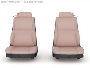 car seat front 3D मॉडल
