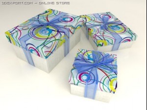gift boxes 3D Model