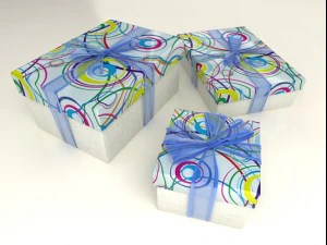 gift boxes 3D Model