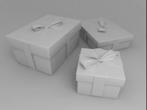 gift boxes 3D Model