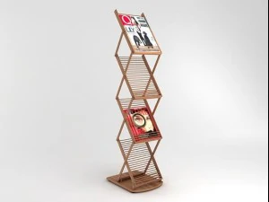 대나무 전시대 3D 모델