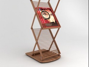 bamboo exhibition rack 3D Модель