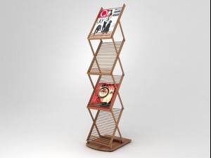 bamboo exhibition rack 3D Модель