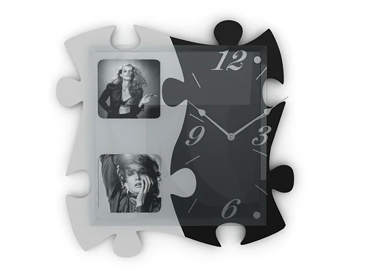puzzle modern wall clock 3D Model .c4d .max .obj .3ds .fbx .stl .blend 