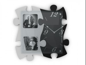puzzle modern wall clock 3D Model