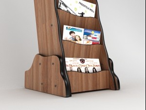 magazines display rack 3D Model
