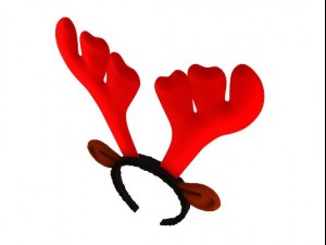 christmas reindeer antler headband Model 3D