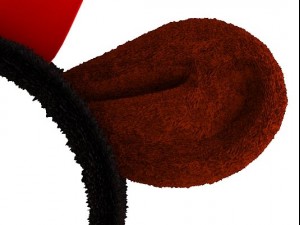 christmas reindeer antler headband Model 3D