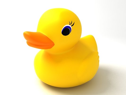 duck toy 3D Model .c4d .max .obj .3ds .fbx .stl .blend 