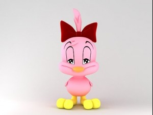 chicken character Modelo 3D