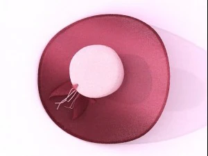 elegant hat 3D Model