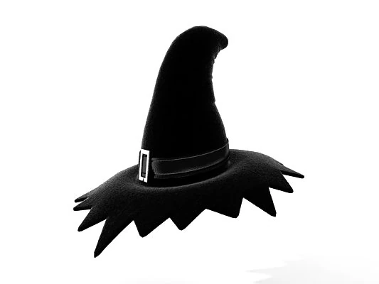 halloween witch hat 3D Model .c4d .max .obj .3ds .fbx .stl .blend