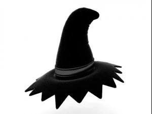 halloween witch hat 3D Model