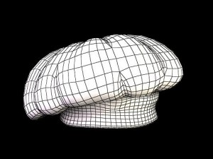 chef hat Modello 3D