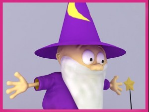 wizard cartoon character 3D Model