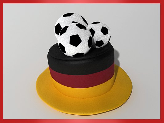 football hat Modèle 3D .c4d .max .obj .3ds .fbx .stl .blend 