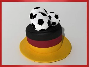 cappello da calcio Modello 3D