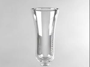 champagne flute glass 3D Model