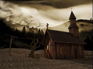 教堂场景 3D 模型