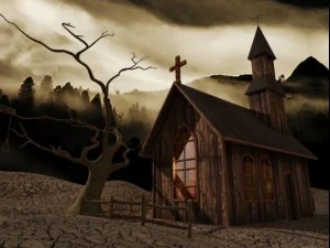 church scene 3D Model