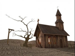 church scene 3D Model