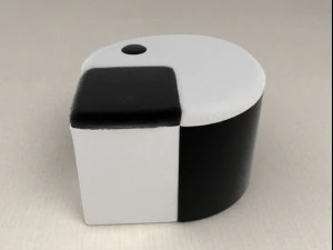 packman plush armchair 3D Model