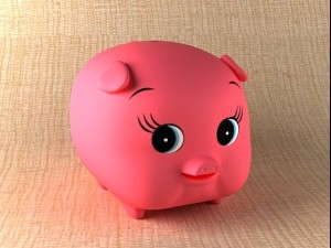 piggy bank 3D Model