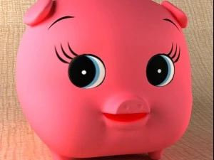 piggy bank 3D Model