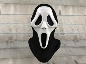scream mask 3D 모델