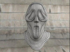 scream mask 3D Model
