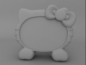 hello kitty clock 3D मॉडल