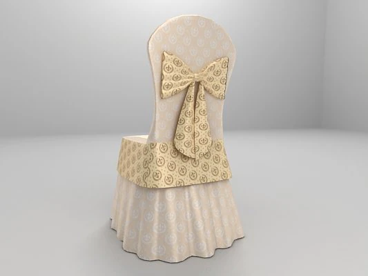 chair for wedding party 3D Model .c4d .max .obj .3ds .fbx .stl .blend 