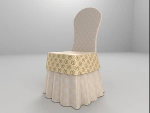 chair for wedding party 3D Model