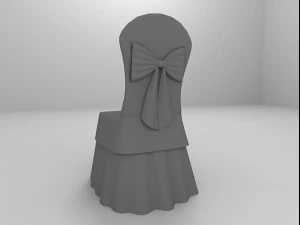 chair for wedding party 3D Model