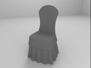 chair for wedding party Model 3D