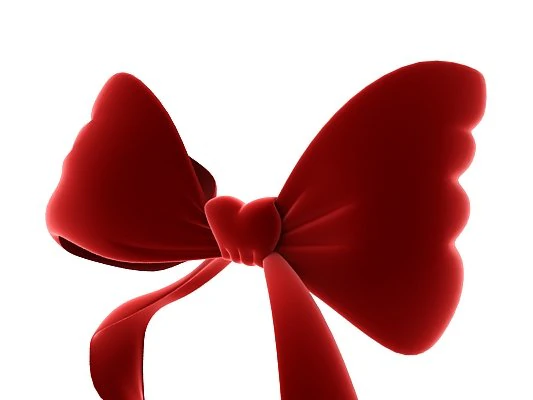 kokardka ze wstążki Model 3D .c4d .max .obj .3ds .fbx .stl .blend 