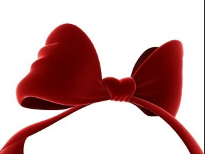 kokardka ze wstążki Model 3D