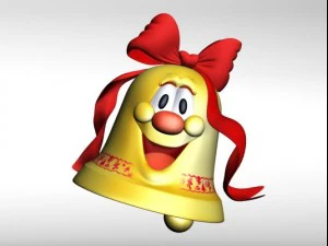 personagem de sino Modelo 3D