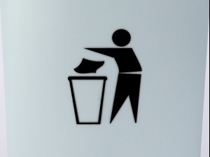 plastic trash bin 3D मॉडल