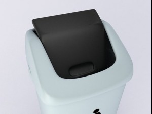 plastic trash bin 3D मॉडल