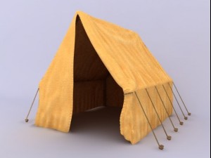 officer tent 3D Model