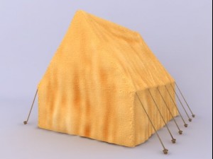 officer tent 3D 模型