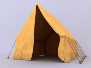 officer tent 3D 模型