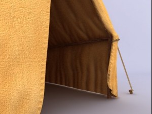 officer tent 3D 模型