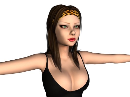 sexy girl 3D-Modell .c4d .max .obj .3ds .fbx .stl .blend 