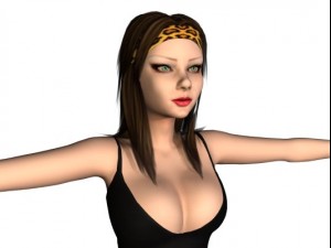 sexy girl 3D मॉडल