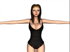 sexy girl 3D-Modell