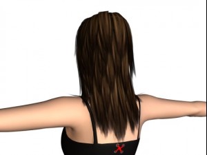 sexy girl 3D-Modell